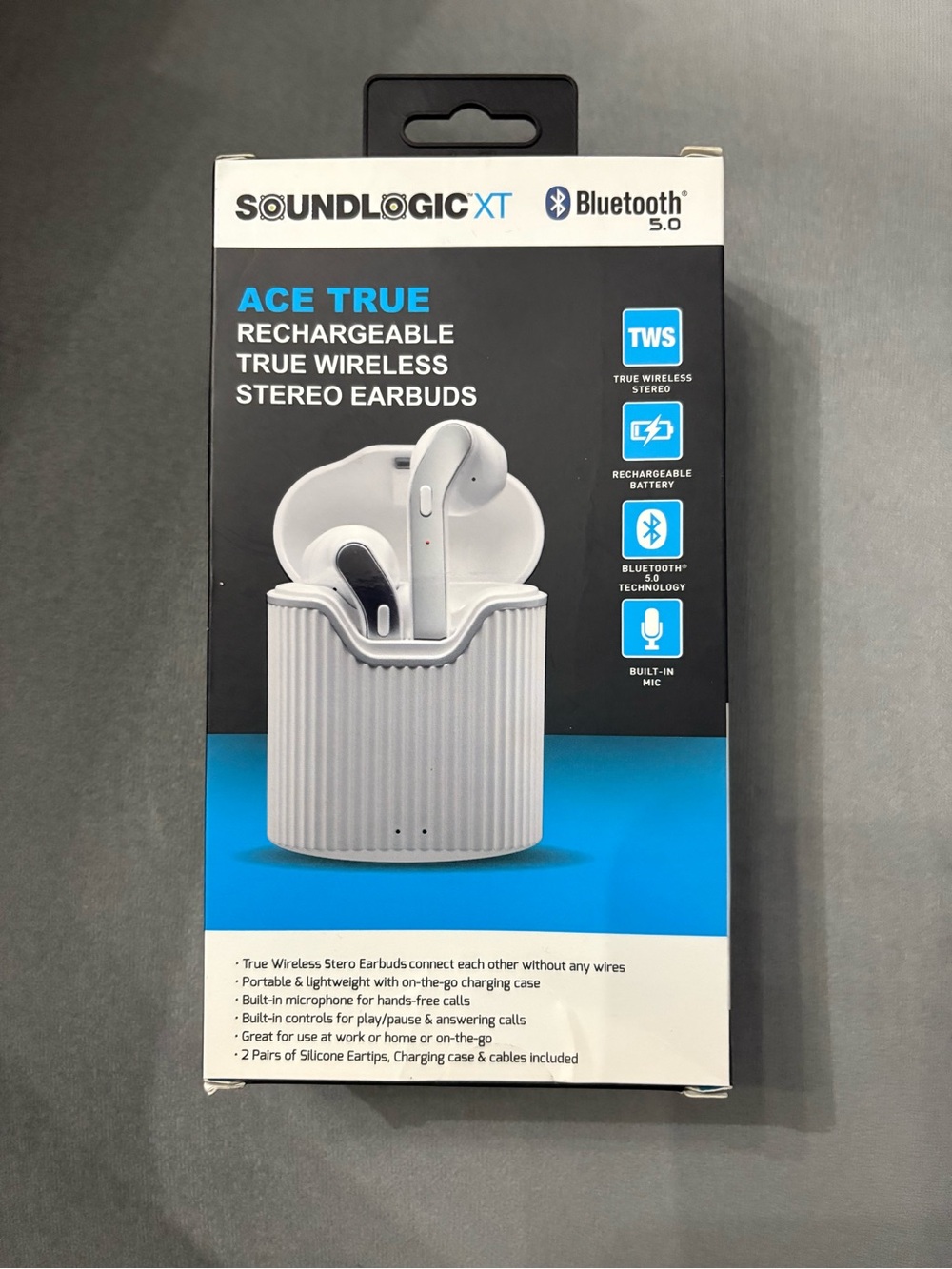 Bluetooth white ear buds new in box